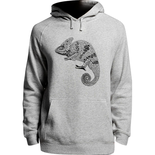 Tribal Chameleon - Unisex Hoodie - Adult
