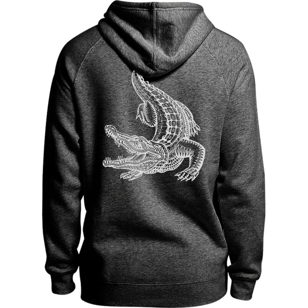 Tribal Crocodile - Unisex Hoodie - Youth & Adult
