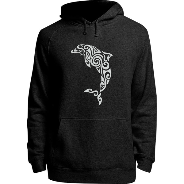 Tribal Dolphin - Unisex Hoodie - Youth & Adult
