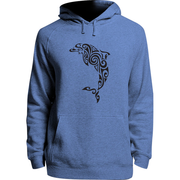 Tribal Dolphin - Unisex Hoodie - Youth & Adult