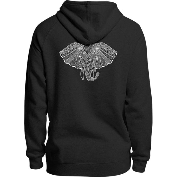 Tribal Elephant - Unisex Hoodie - Youth & Adult