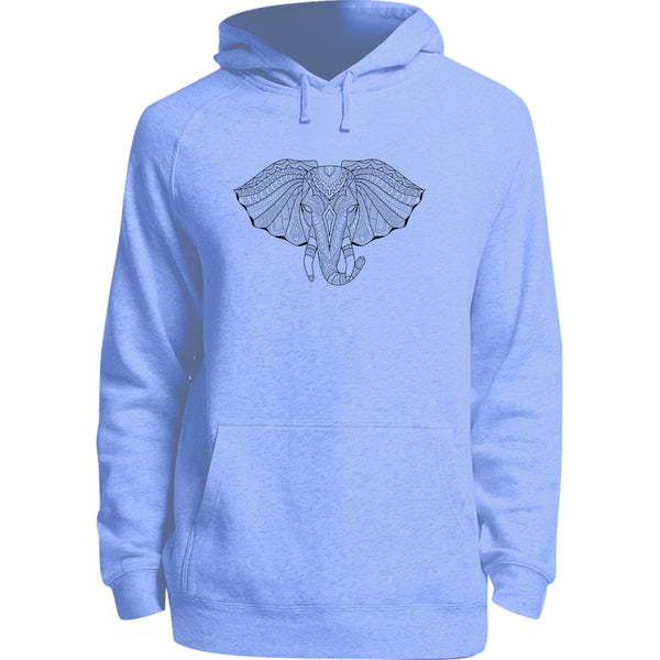 Tribal Elephant - Unisex Hoodie - Youth & Adult