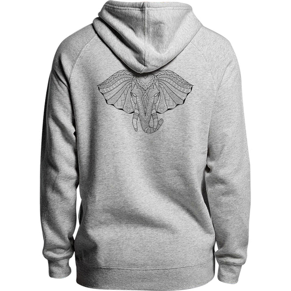 Tribal Elephant - Unisex Hoodie - Youth & Adult