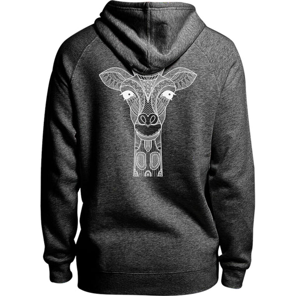 Tribal Giraffe - Unisex Hoodie - Youth & Adult