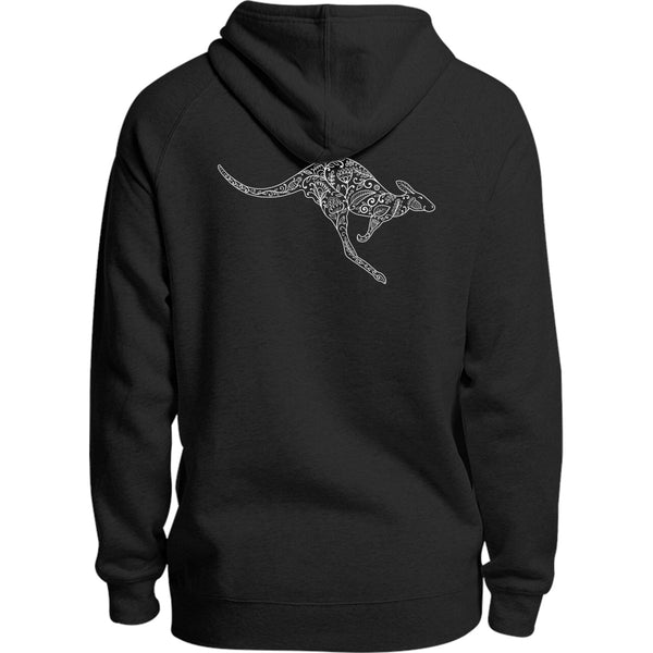 Tribal Kangaroo - Unisex Hoodie - Plus Size