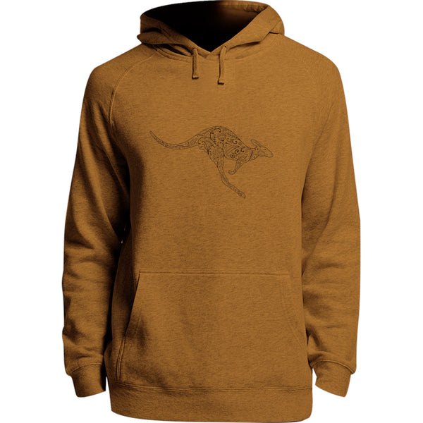 Tribal Kangaroo - Unisex Hoodie - Youth & Adult