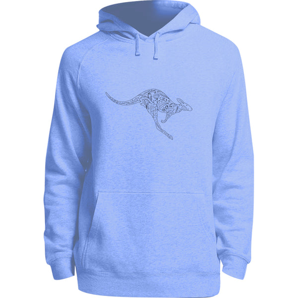 Tribal Kangaroo - Unisex Hoodie - Youth & Adult