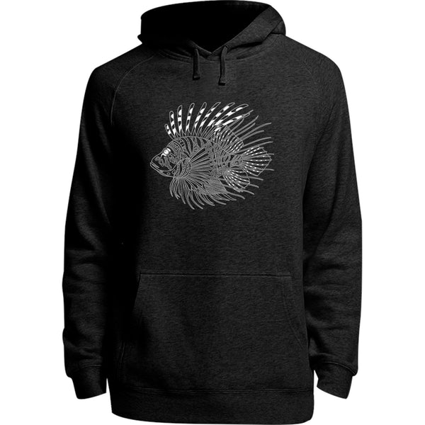 Tribal Lionfish - Unisex Hoodie - Plus Size