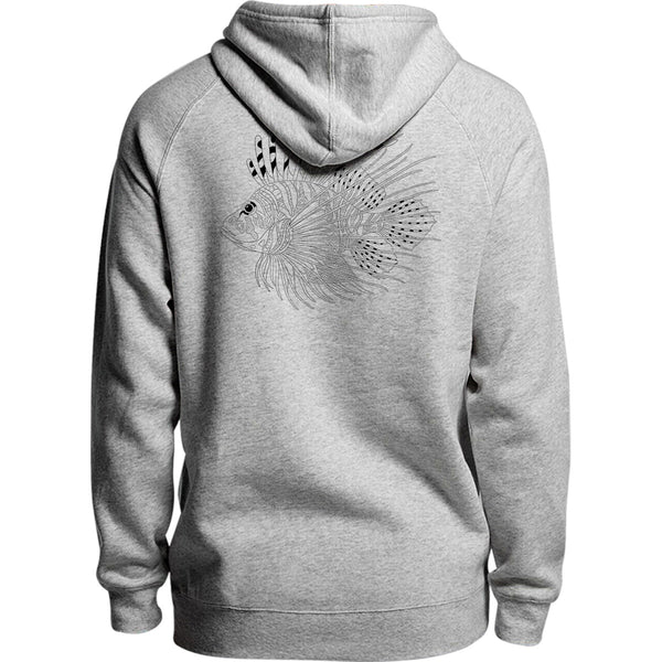 Tribal Lionfish - Unisex Hoodie - Youth & Adult