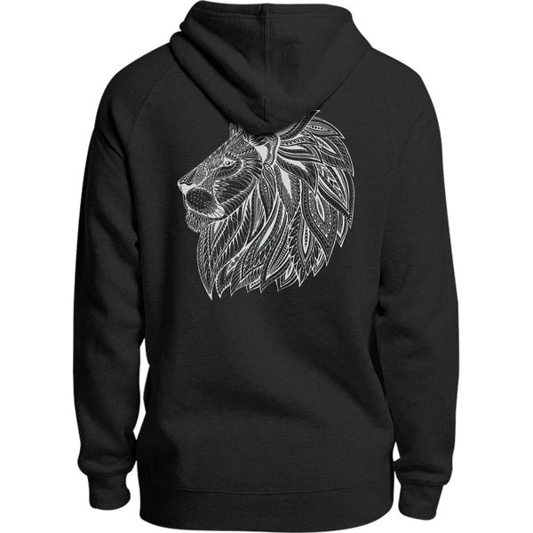 Tribal Lion - Unisex Hoodie - Adult