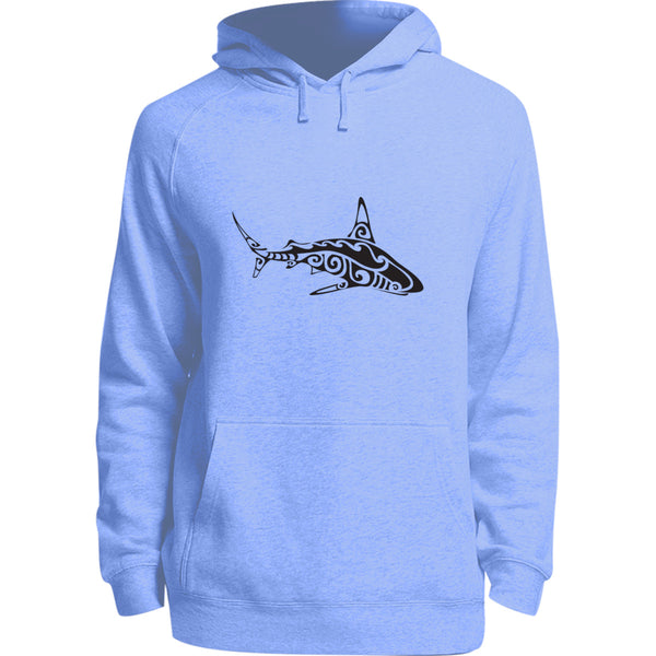 Tribal Shark - Unisex Hoodie - Youth & Adult