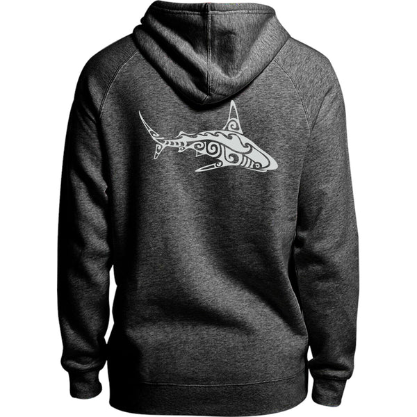 Tribal Shark - Unisex Hoodie - Youth & Adult