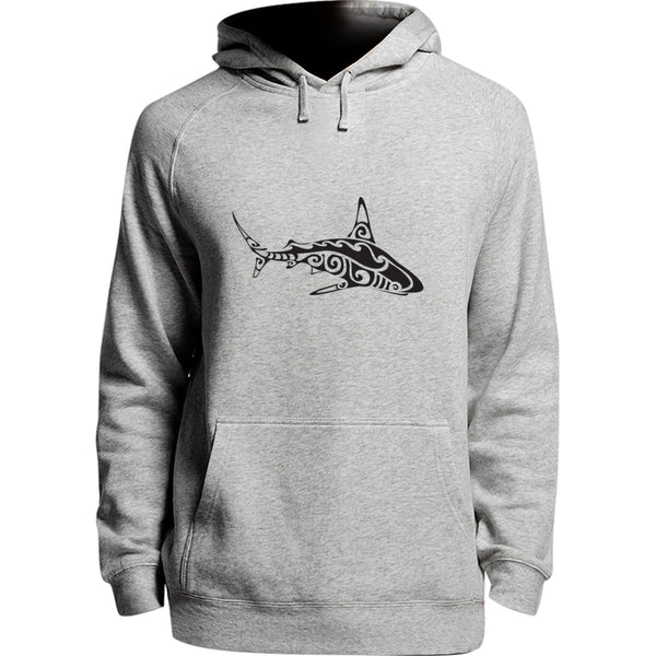 Tribal Shark - Unisex Hoodie - Youth & Adult