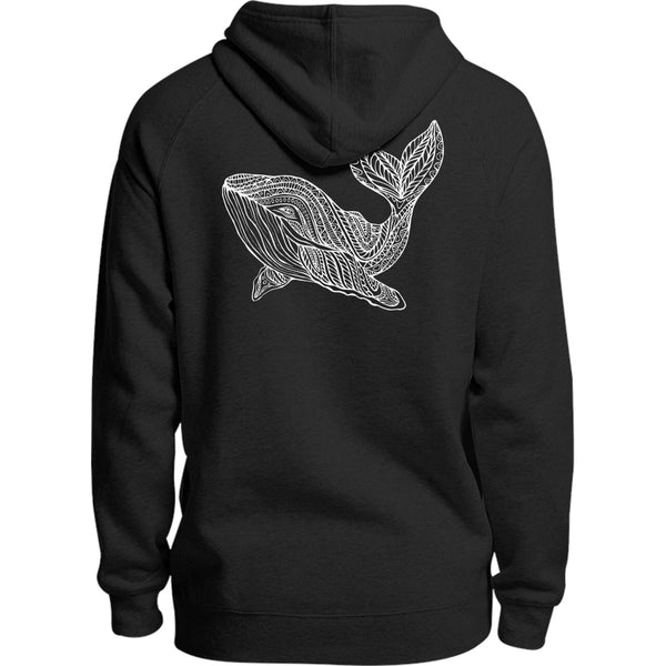 Tribal Whale - Unisex Hoodie - Plus Size