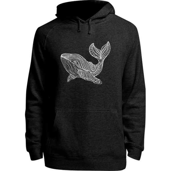 Tribal Whale - Unisex Hoodie - Plus Size
