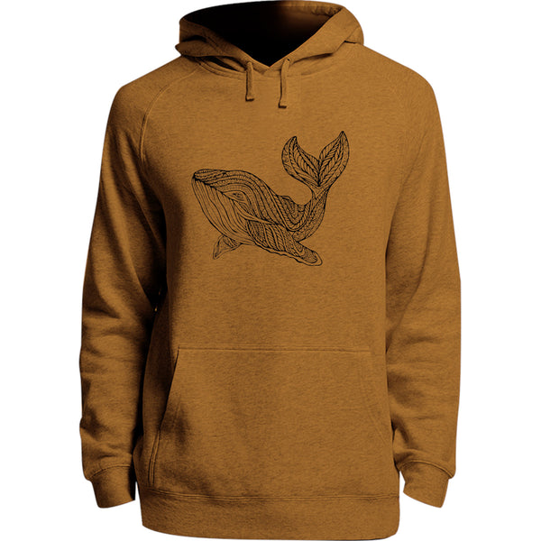 Tribal Whale - Unisex Hoodie - Youth & Adult