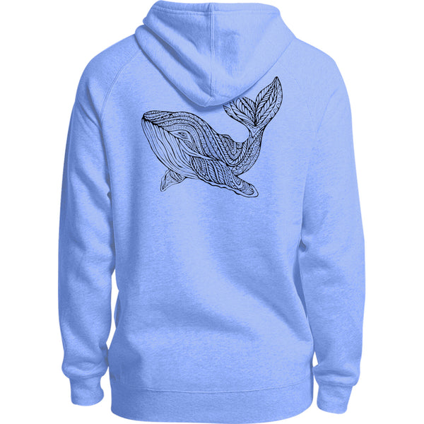 Tribal Whale - Unisex Hoodie - Youth & Adult