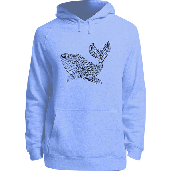 Tribal Whale - Unisex Hoodie - Youth & Adult