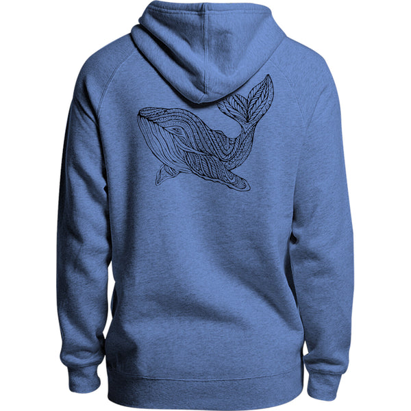 Tribal Whale - Unisex Hoodie - Youth & Adult