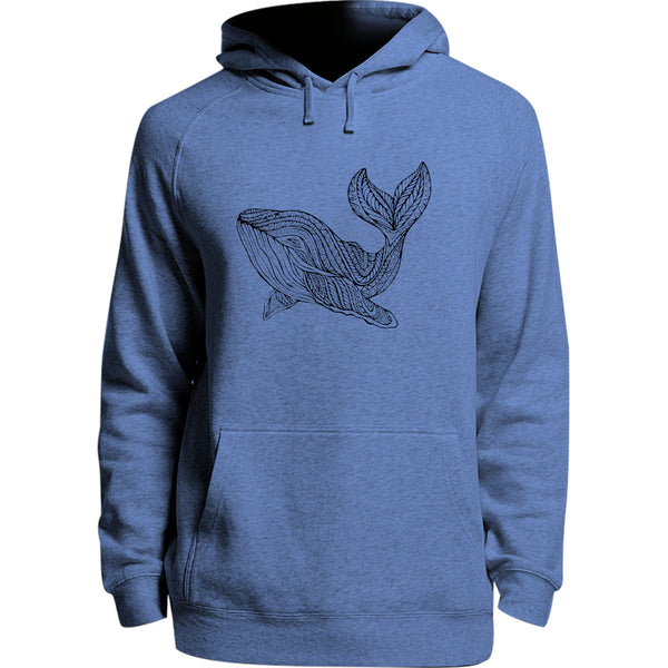Tribal Whale - Unisex Hoodie - Youth & Adult