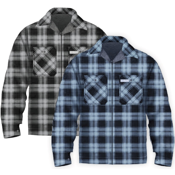 Plaid Fleece Jacket - Mens