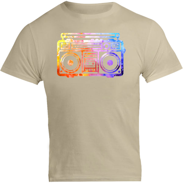 Vintage Boombox Colourful - Unisex Tee