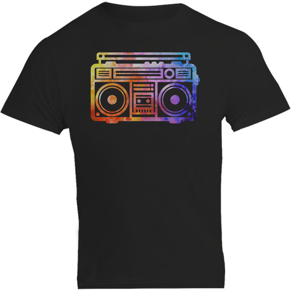 Vintage Boombox Colourful - Unisex Tee