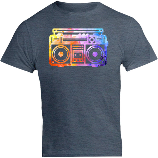 Vintage Boombox Colourful - Unisex Tee