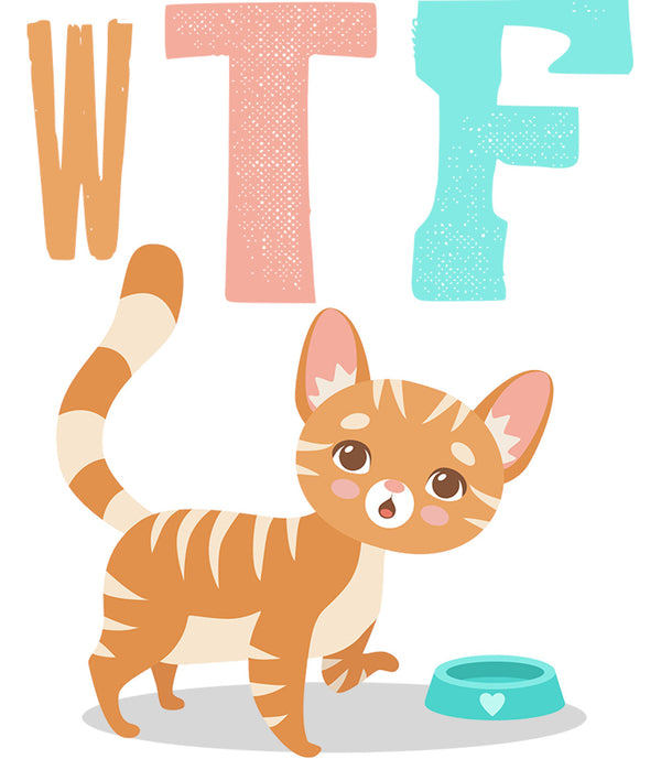 WTF Cat - Unisex Tee - Graphic Tees Australia