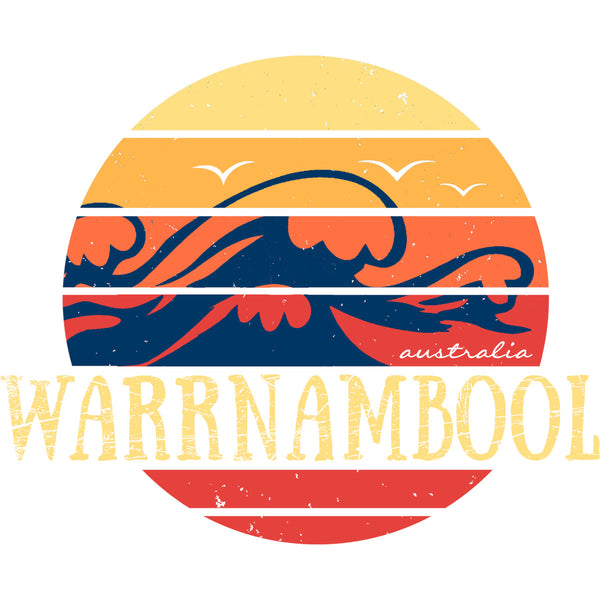 Warrnambool Circle Wave - Unisex Tee - Graphic Tees Australia