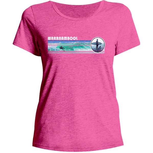 Warrnambool Landscape - Ladies Relaxed Fit Tee - Graphic Tees Australia