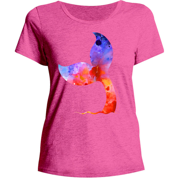 Warrnambool Whale Tail - Ladies Relaxed Fit Tee - Graphic Tees Australia