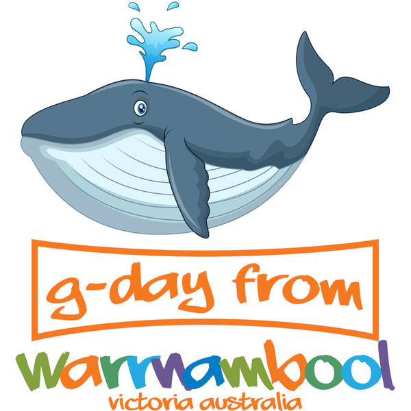 Whale G'day From Warrnambool - Youth & Infant Tee - Graphic Tees Australia