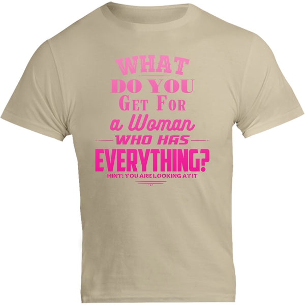 What do You Get For A Woman - Unisex Tee - Graphic Tees Australia