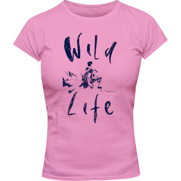 Wild Life - Ladies Slim Fit Tee - Graphic Tees Australia