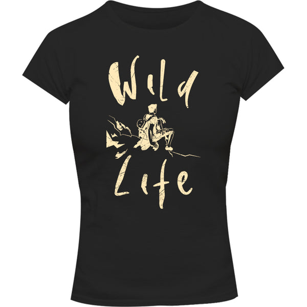 Wild Life - Ladies Slim Fit Tee - Graphic Tees Australia