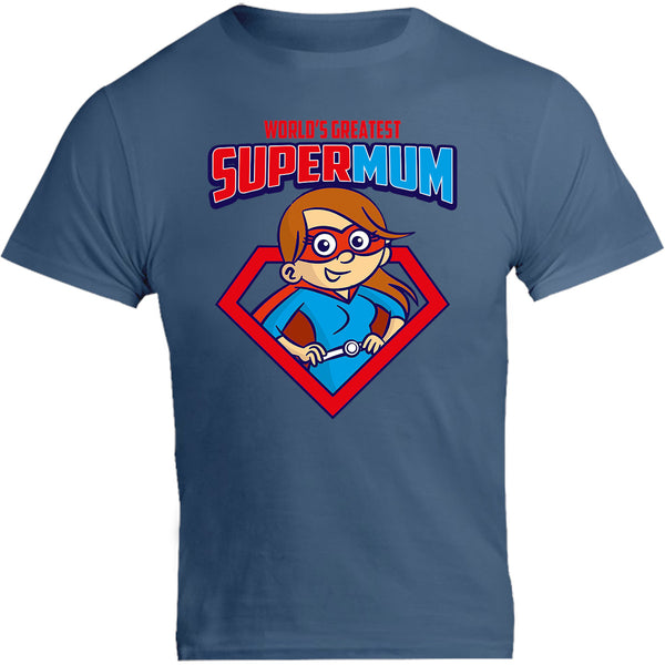 World's Greatest Super Mum - Unisex Tee - Graphic Tees Australia