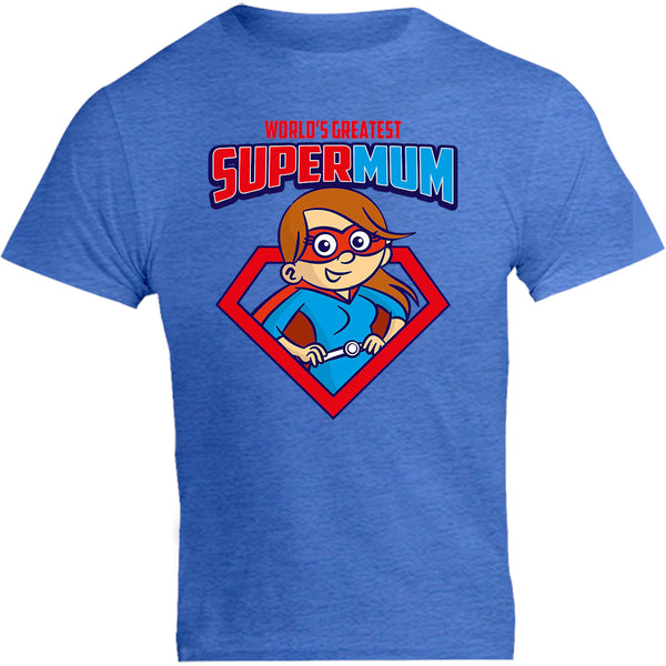 World's Greatest Super Mum - Unisex Tee - Graphic Tees Australia