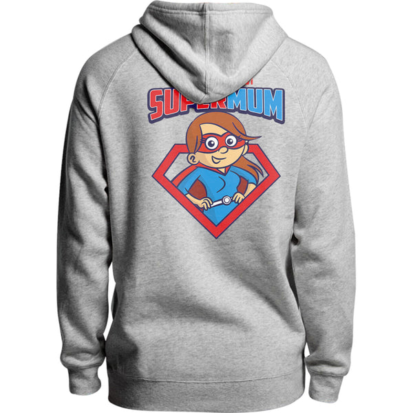 World's Greatest Super Mum - Unisex Hoodie - Plus Size