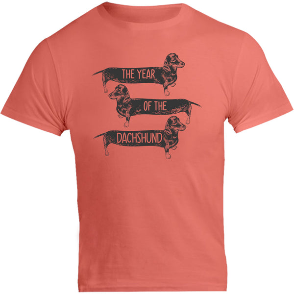 Year Of The Dachshund - Unisex Tee - Graphic Tees Australia