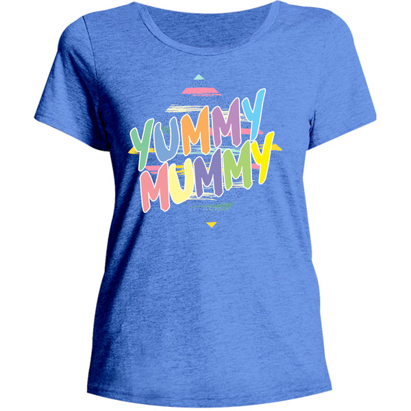 Yummy Mummy - Ladies Relaxed Fit Tee - Graphic Tees Australia