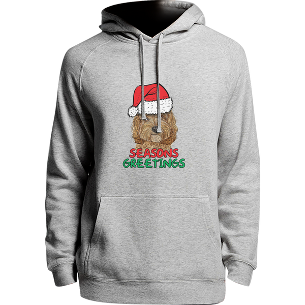Season's Greetings Cavoodle - Unisex Hoodie - Plus Size