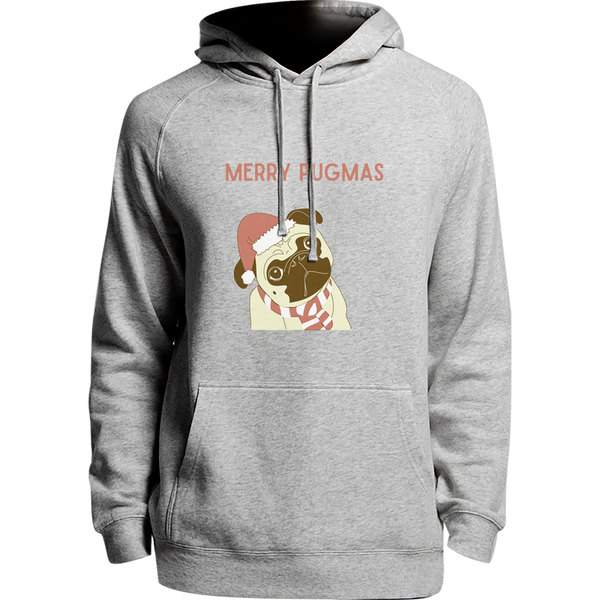 Merry Pugmas - Unisex Hoodie - Plus Size