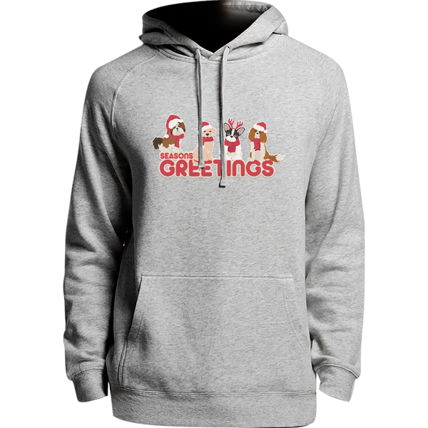 Season's Greetings Dogs - Unisex Hoodie - Plus Size