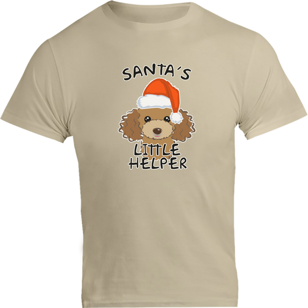 Santa's Little Helper Poodle - Unisex Tee