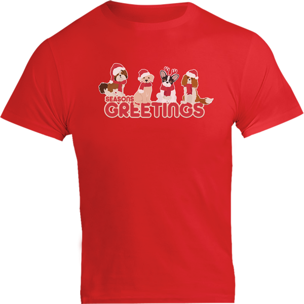 Season's Greetings Dogs - Unisex Tee