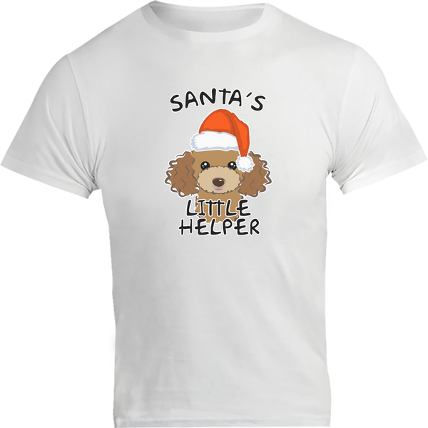 Santa's Little Helper Poodle - Unisex Tee