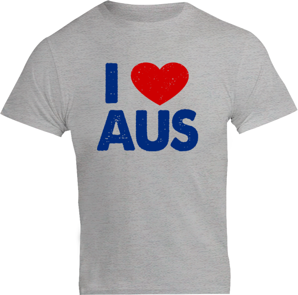 I Love Aus - Unisex Tee - Plus Size
