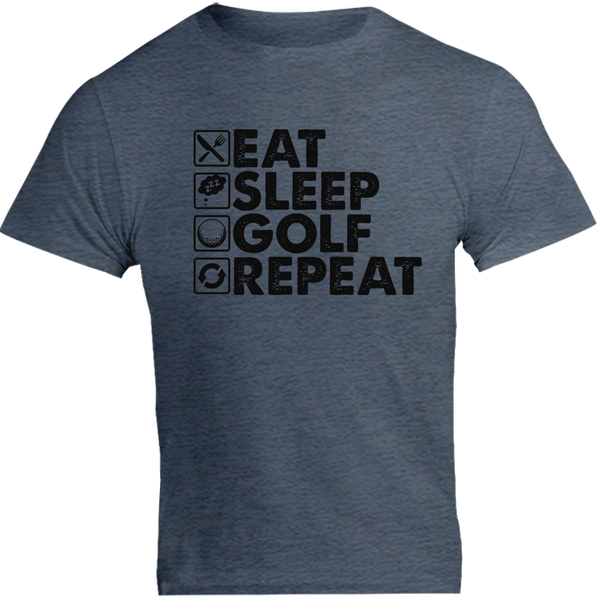 Eat Sleep Golf Repeat - Unisex Tee