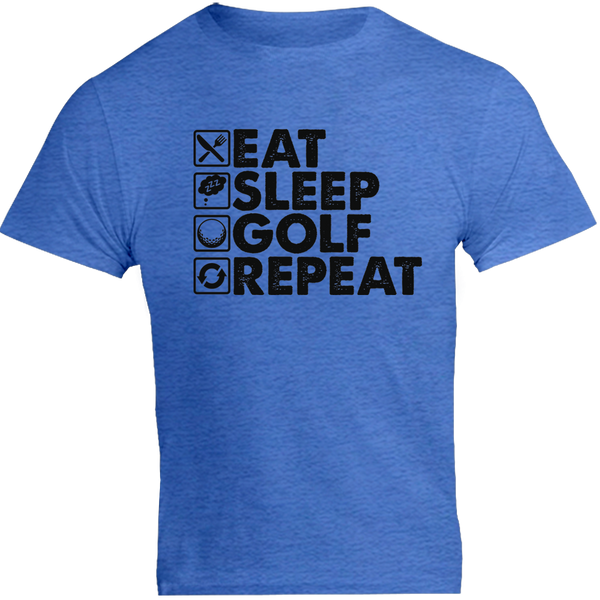 Eat Sleep Golf Repeat - Unisex Tee